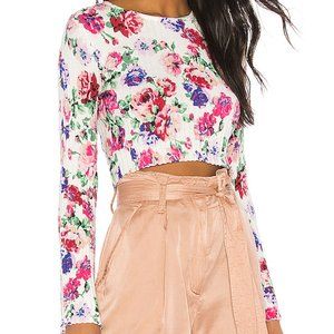 Ronny Kobo Magda Crop Top Size Small